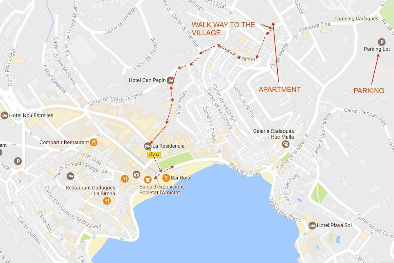 Apartamento Luminoso En El Centro De Cadaqués Zewnętrze zdjęcie